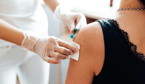 Torka Arm Vid Vaccination